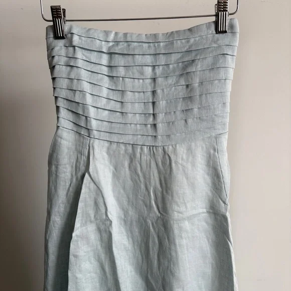 white linen dressing gown Maxi linen dress AGRA in White